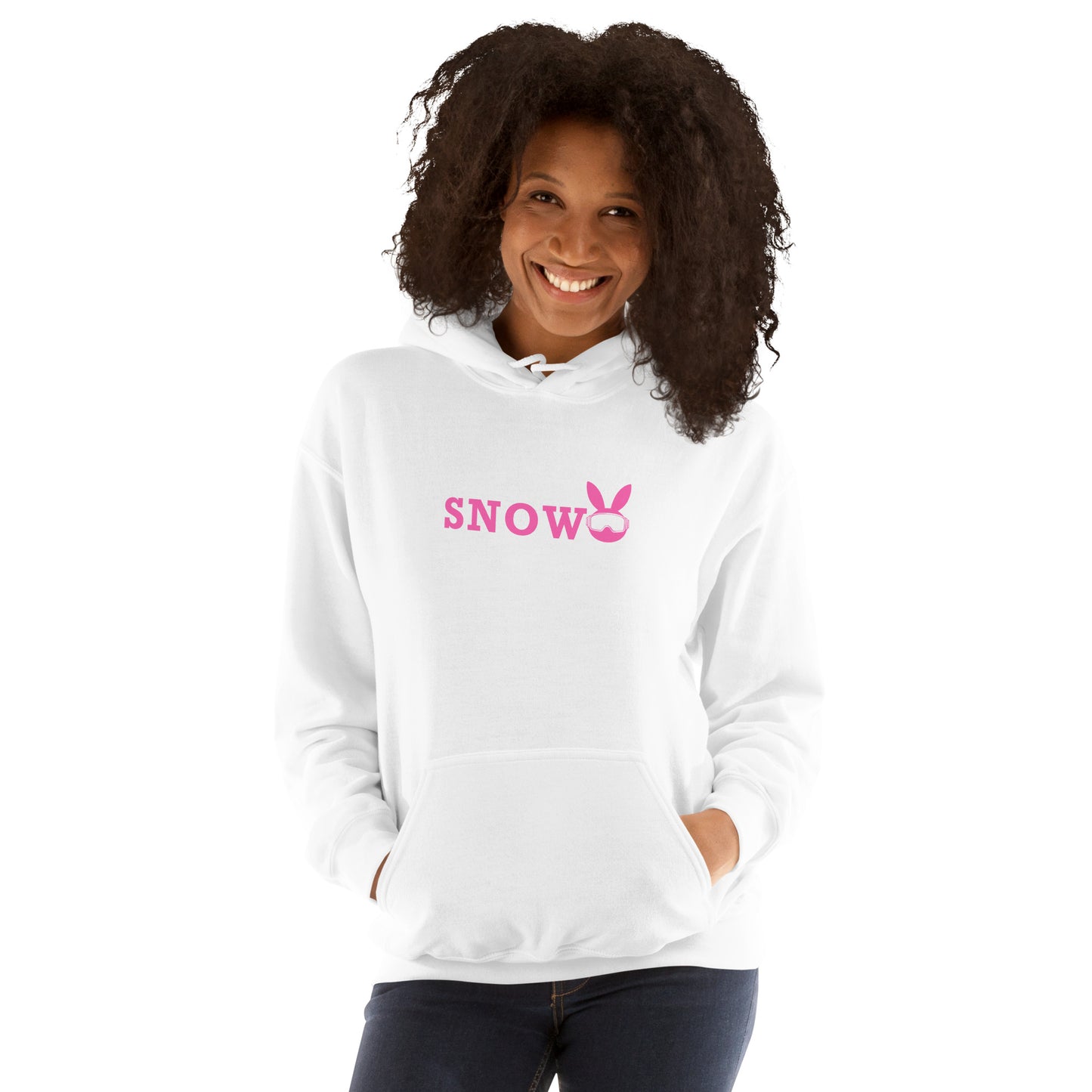 Snow Bunny Hoodie - Winter-Themed Casual Wear