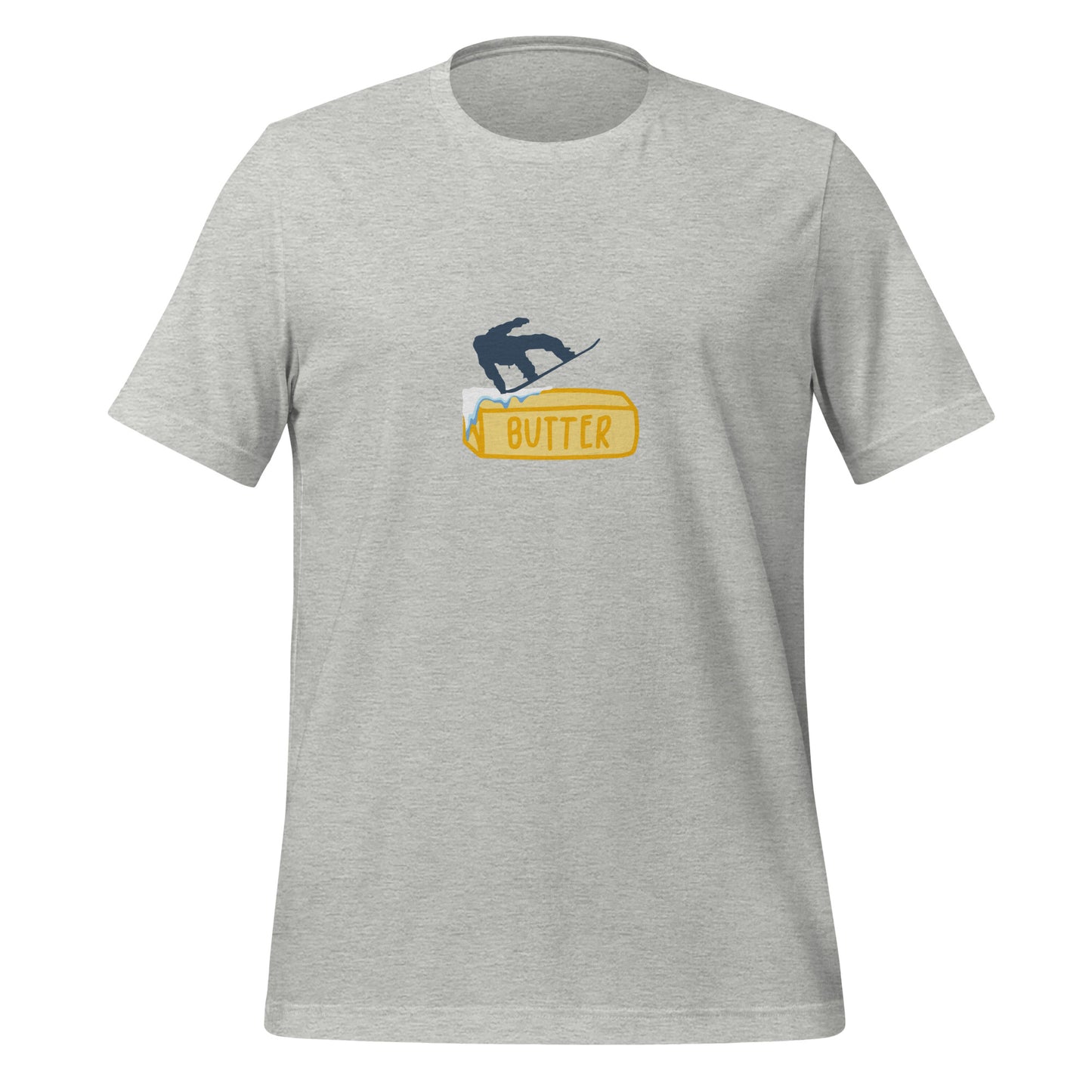 Butter Snowboarder T-Shirt - Quirky Style for Snowboard Fans