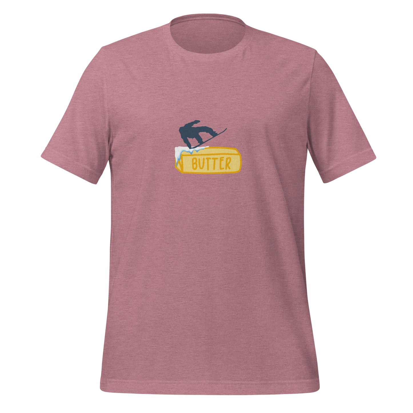 Butter Snowboarder T-Shirt - Quirky Style for Snowboard Fans