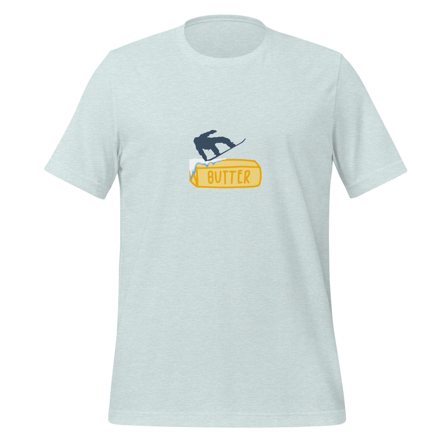 Butter Snowboarder T-Shirt - Quirky Style for Snowboard Fans