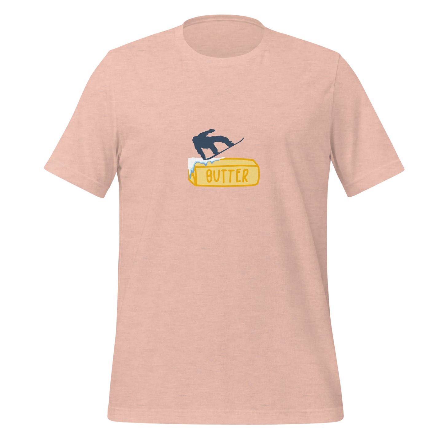 Butter Snowboarder T-Shirt - Quirky Style for Snowboard Fans