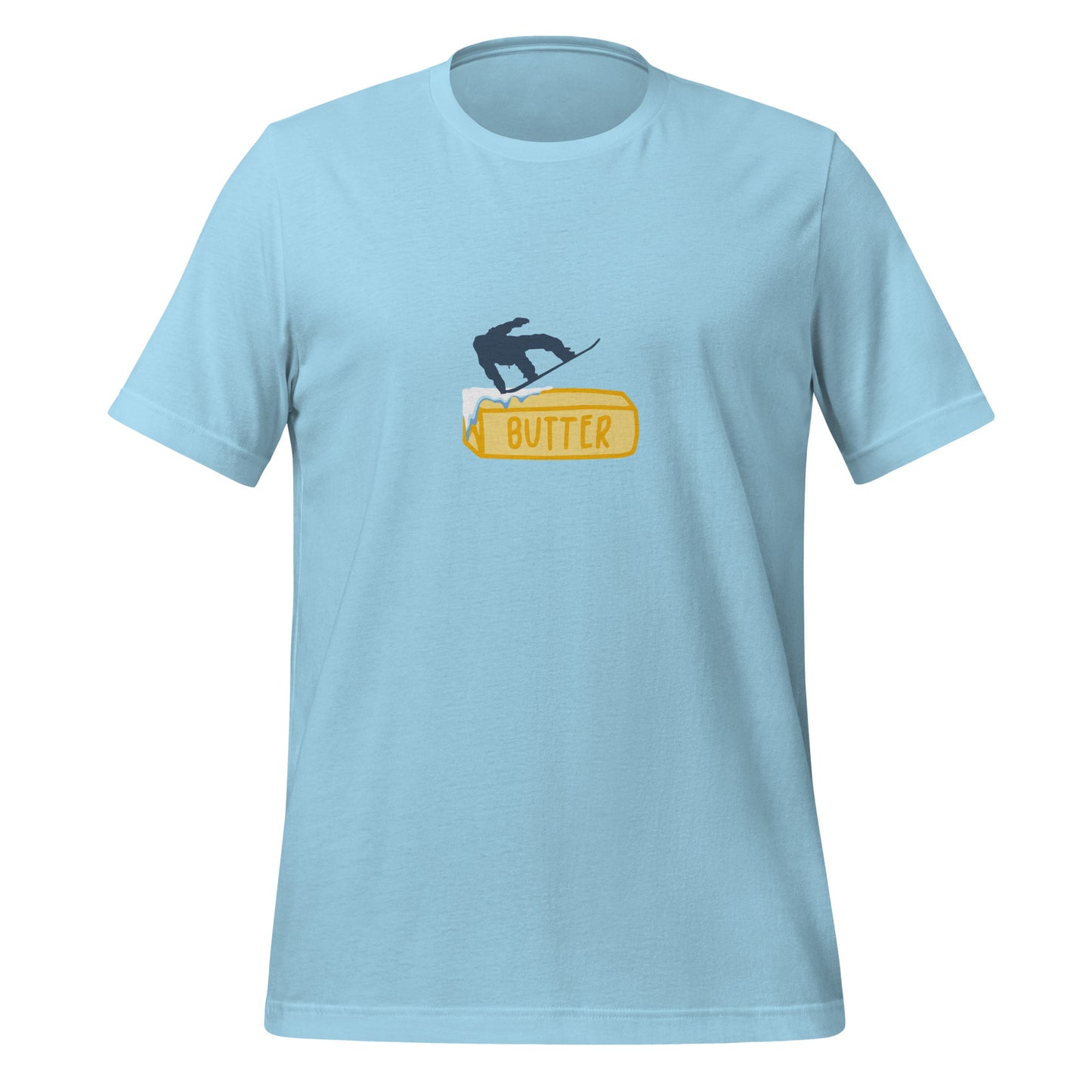 Butter Snowboarder T-Shirt - Quirky Style for Snowboard Fans