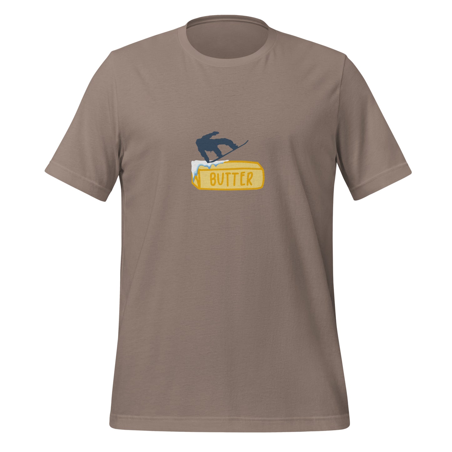 Butter Snowboarder T-Shirt - Quirky Style for Snowboard Fans