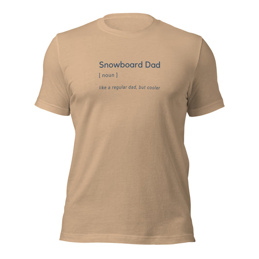 Snowboard Dad T-Shirt - Cool Vintage Snowboarding Tee for Dads