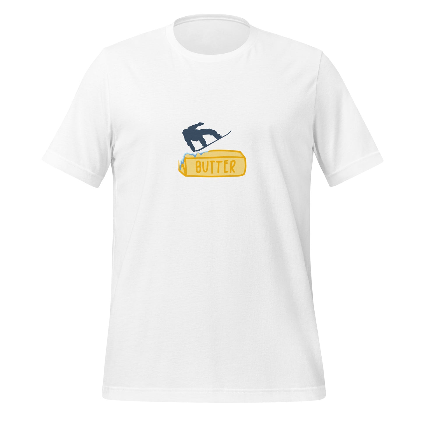 Butter Snowboarder T-Shirt - Quirky Style for Snowboard Fans