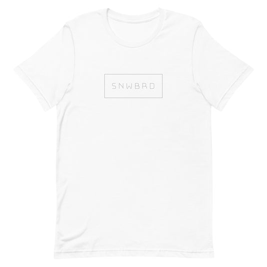 SNWBRD Tee - Sleek Minimalist Snowboarding Lifestyle Shirt