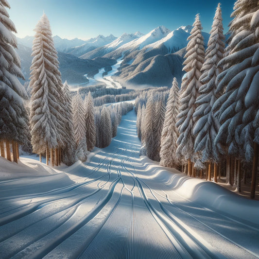 image of a ski run
