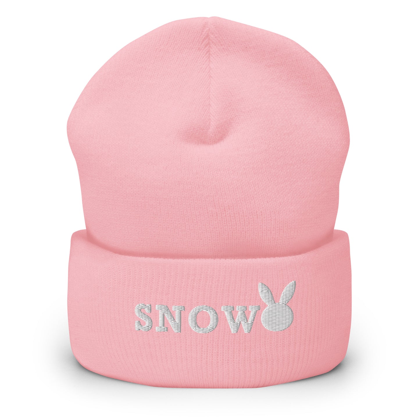 Snow Bunny Embroidered Beanie - Cozy Winter Essential