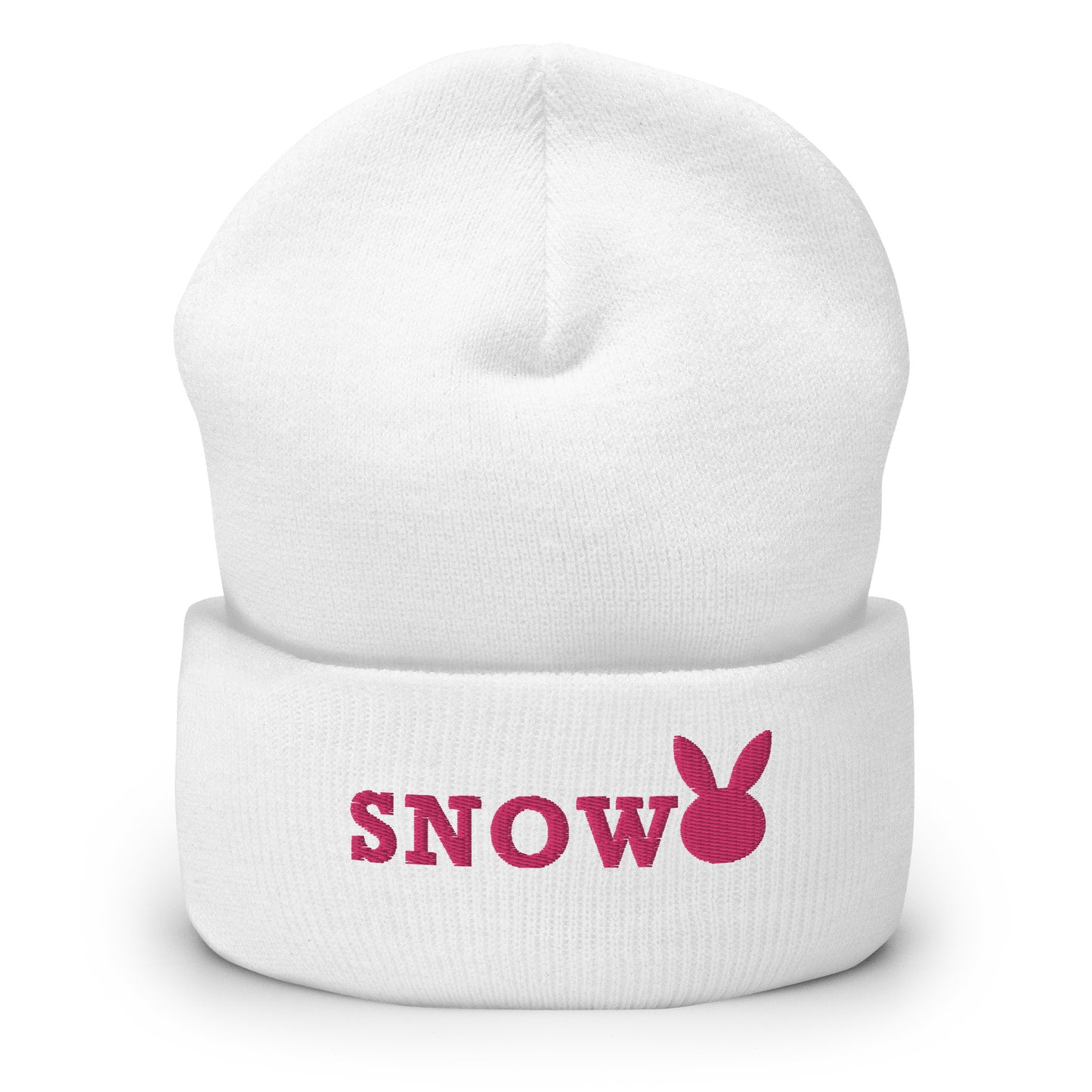 Snow Bunny Embroidered Beanie - Cozy Winter Essential