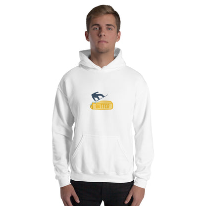 Butter Hoodie - Unique Snowboarding Graphic Pullover for Winter Sports Enthusiasts