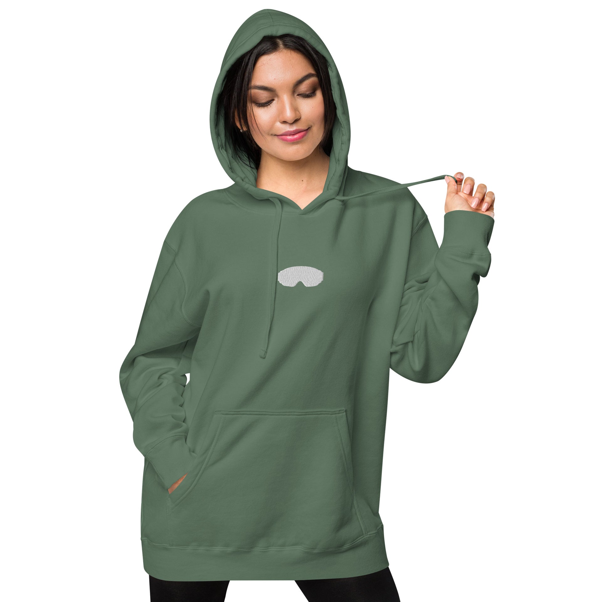 Premium Snowboard Goggles Embroidered Hoodie