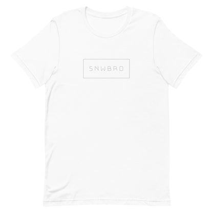 SNWBRD Tee - Sleek Minimalist Snowboarding Lifestyle Shirt