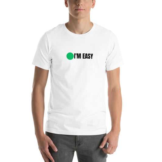 "I'm Easy" Green Circle Tee - Effortlessly Cool