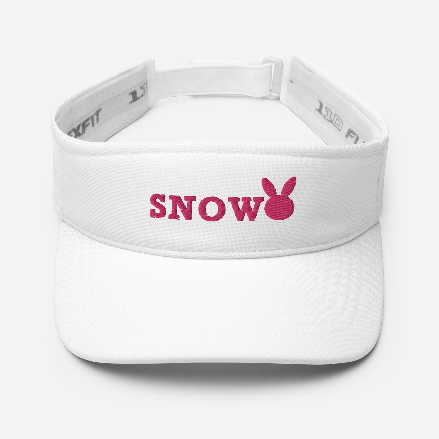 Snow Bunny Embroidered Visor - Stay Cool & Chic on the Slopes