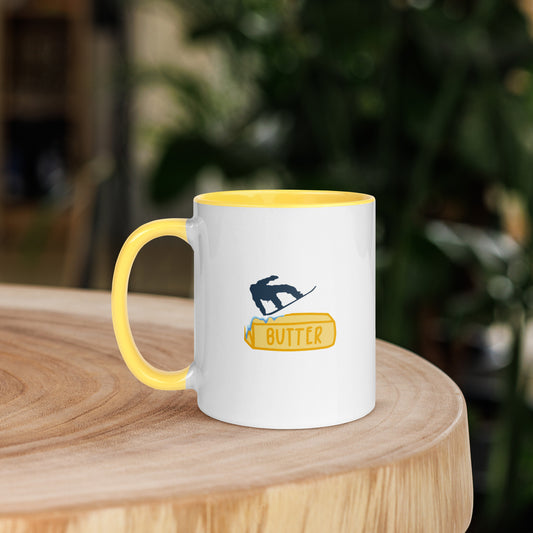 Butter Snowboarder Mug - Perfect for Winter Sports Enthusiasts